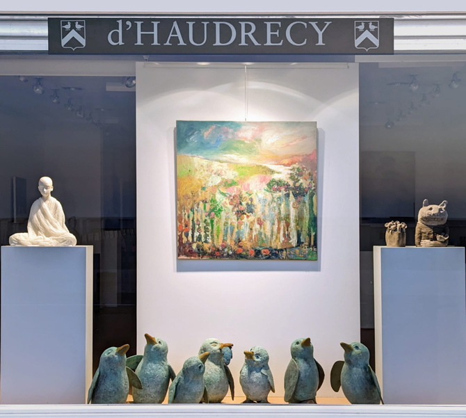 d'Haudrecy Art Gallery - Window - Showcase - Zeedijk 779 - 8300 Knokke (Belgium)